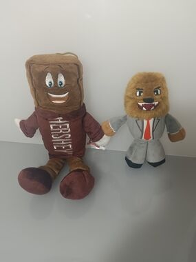 Hershey's Chocolate World Plush Toy & Tube Heroes Jazware Jerome ASF Plush Toy.